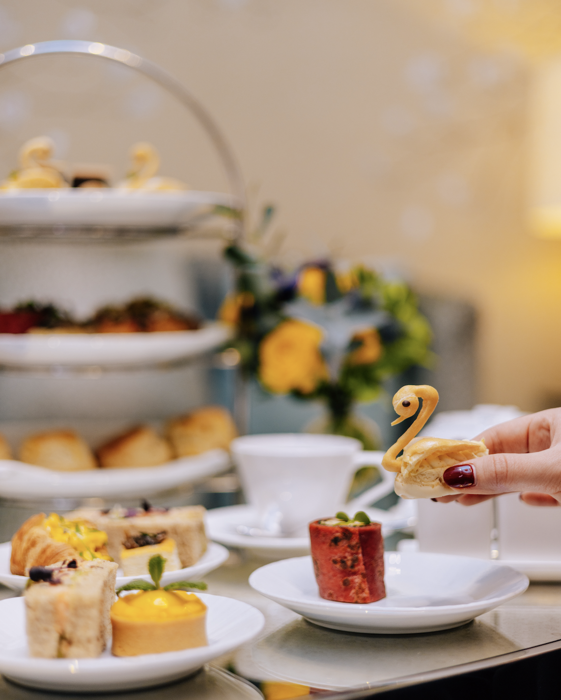 Park Tower Knightsbridge – Afternoon Tea Experience with Mocaro to showcase the White Collection